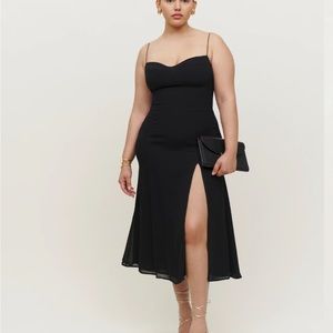 Reformation Juliet Dress Black Size 2